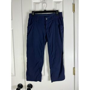 Duluth Trading Co Womens Navy Capris Size 4